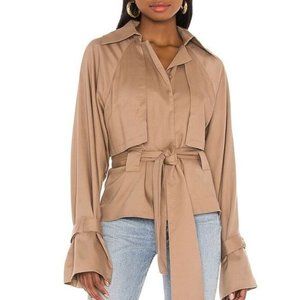 L'Academie The Razon Jacket Belted Size Small